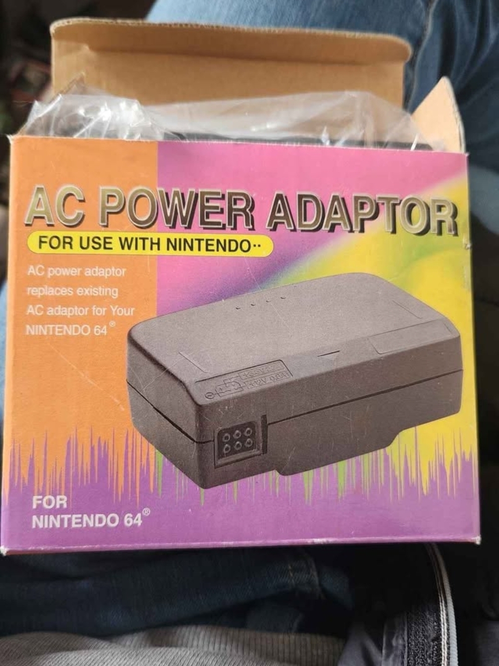 AC Power Adaptor for Nintendo 64 - Retro Grey